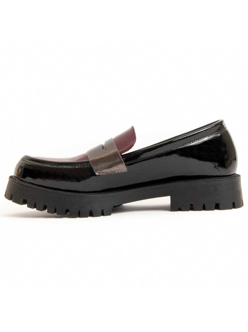 Mocassino Platform Materiale Sintetico E Tessile Montevita Nero - Kiabi