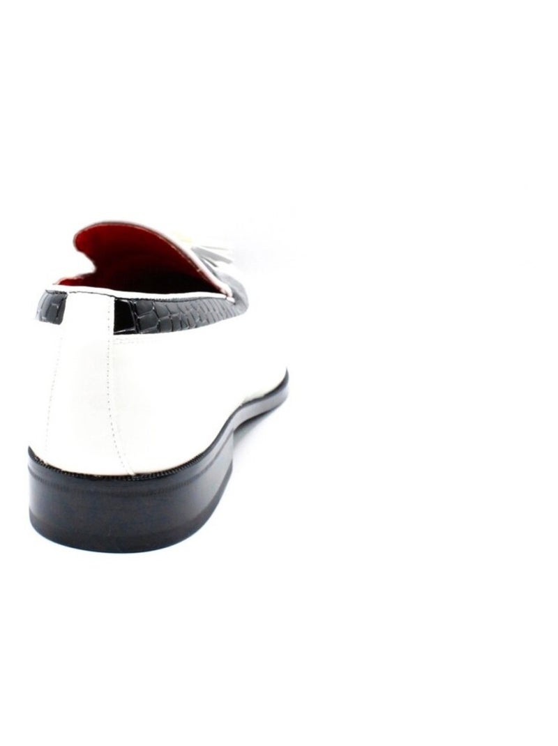 Mocassino slip-on Kebello Bianco - Kiabi