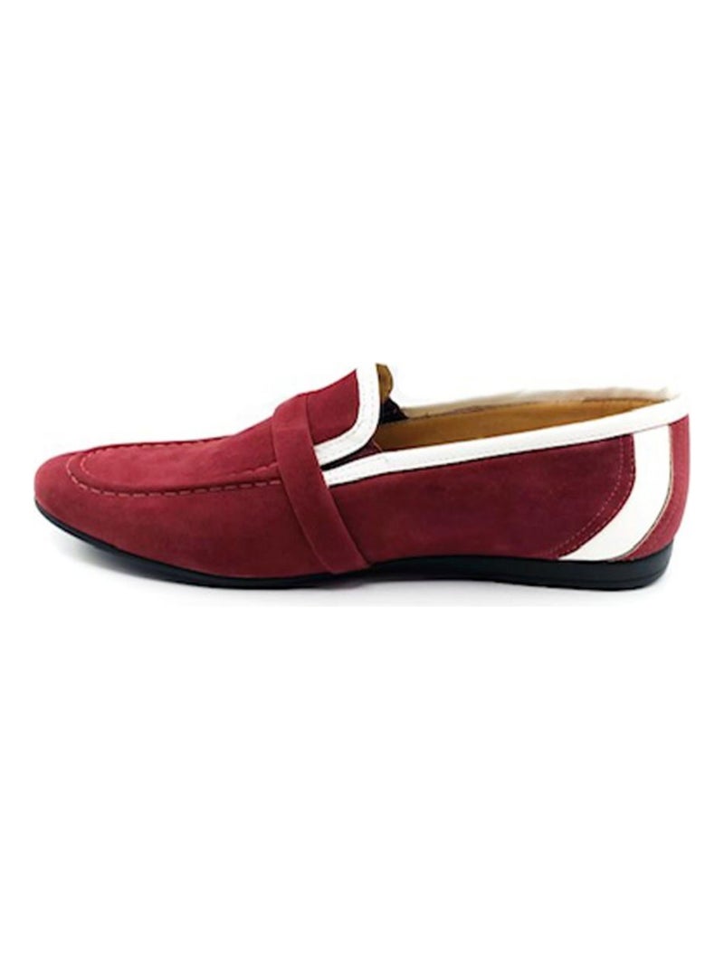 Mocassino slip-on Kebello Rosso - Kiabi