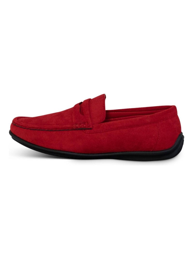 Mocassino slip-on Kebello Rosso - Kiabi