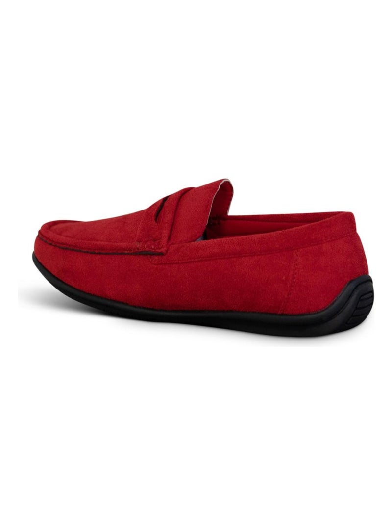 Mocassino slip-on Kebello Rosso - Kiabi