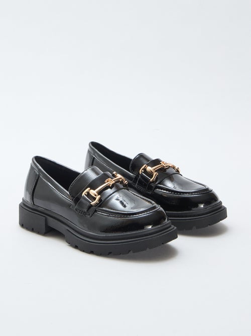 Mocassino verniciato con fibbia metallica - Kiabi