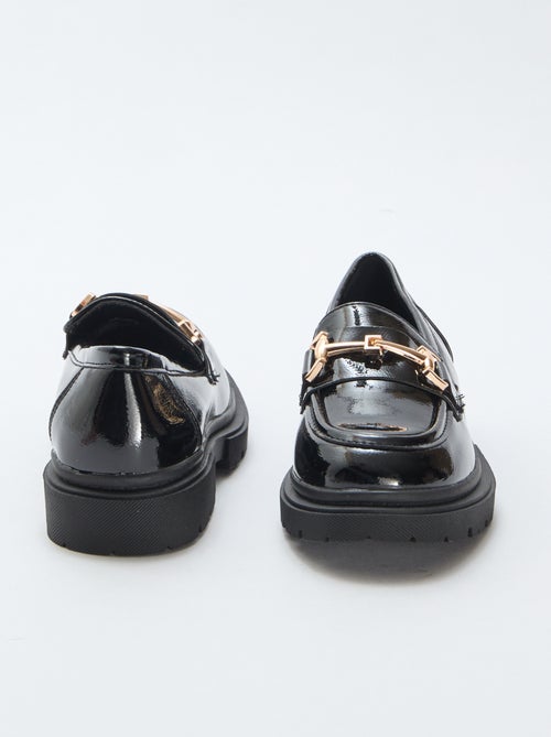 Mocassino verniciato con fibbia metallica - Kiabi