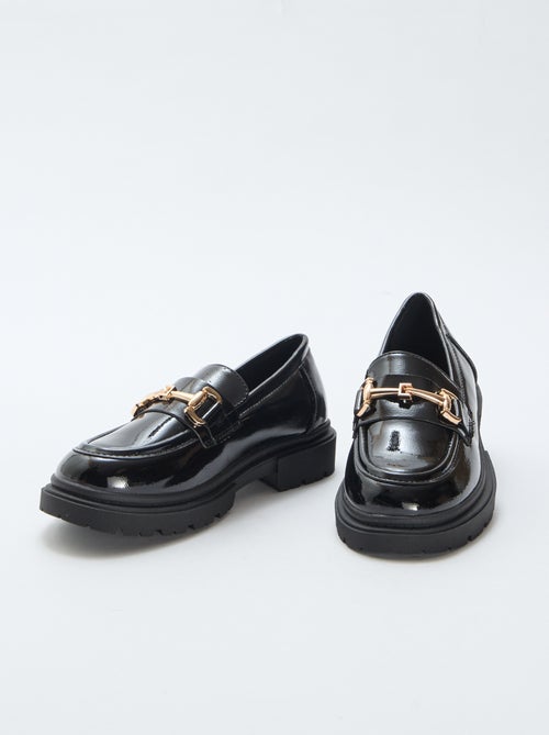 Mocassino verniciato con fibbia metallica - Kiabi