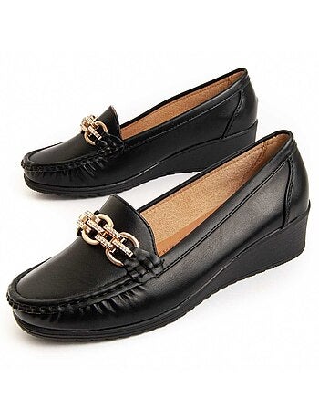 Mocassino Zeppa Materiale Sintetico Montevita