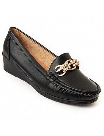 Mocassino Zeppa Materiale Sintetico Montevita