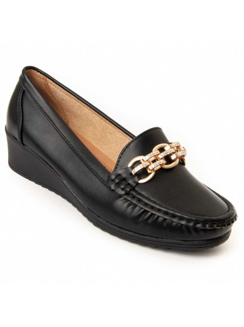 Mocassino Zeppa Materiale Sintetico Montevita - Kiabi Mocassino Zeppa Materiale Sintetico Montevita - Kiabi