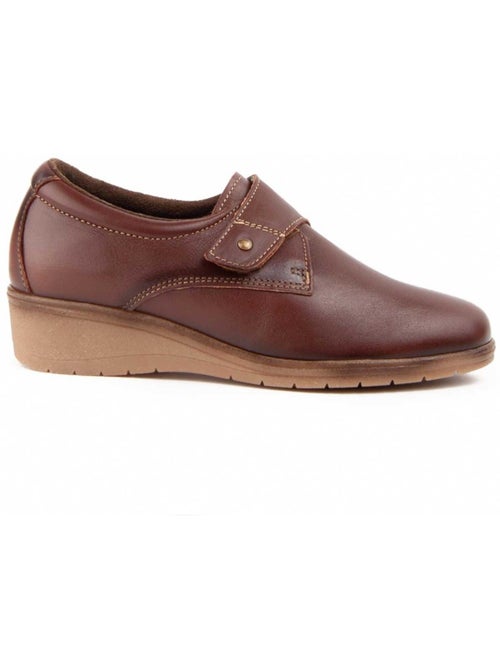 Mocassino Zeppa Pelle Naturale Purapiel - Kiabi