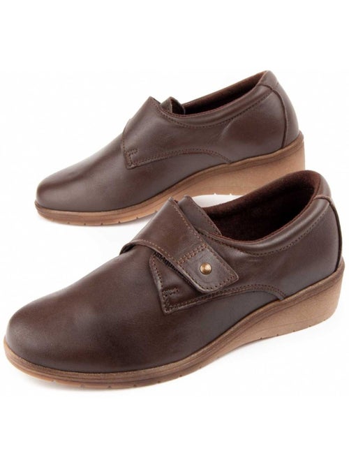 Mocassino Zeppa Pelle Naturale Purapiel - Kiabi