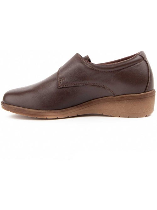 Mocassino Zeppa Pelle Naturale Purapiel - Kiabi