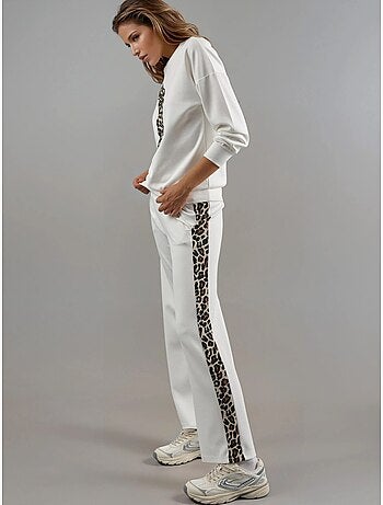 Modal touch set due pezzi con motivo leopardato hiccup