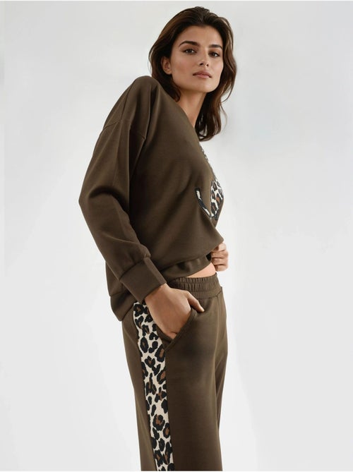 Modal touch set due pezzi con motivo leopardato hiccup - Kiabi Modal touch set due pezzi con motivo leopardato hiccup - Kiabi