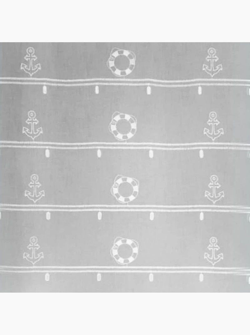 Modulo ricamato con motivi marini Bianco - Kiabi