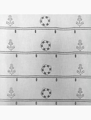 Modulo ricamato con motivi marini