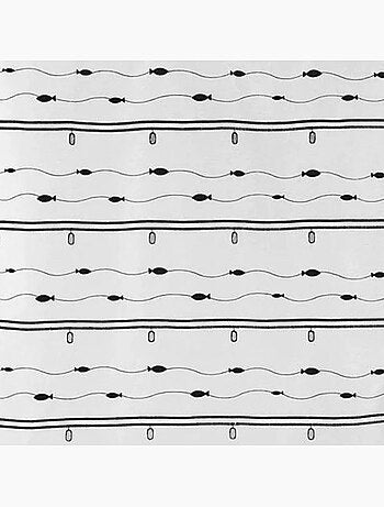 Modulo ricamato con pesciolini