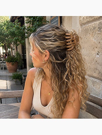 Molletta granchio XXL con finitura satinata per capelli