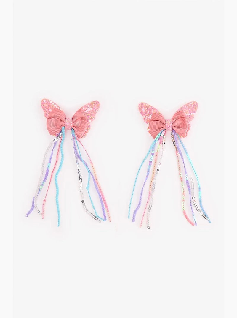 Mollette butterfly per bambina penti Rosa - Kiabi