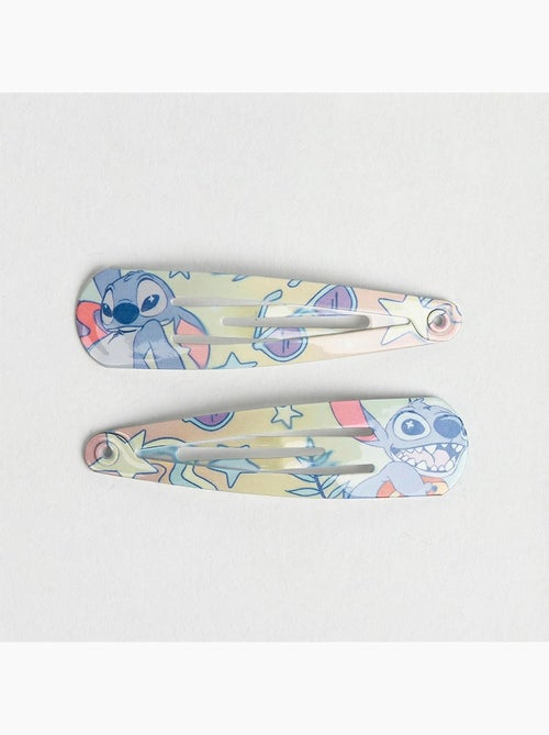 Mollette in metallo antiscivolo bambino Stitch multicolori: lotto da 6 - Kiabi