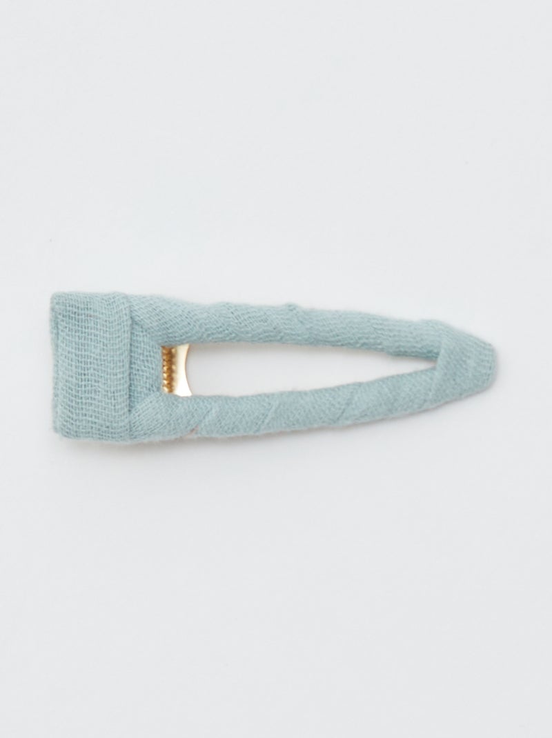 Mollette per capelli in tessuto - set di 3 BLU - Kiabi