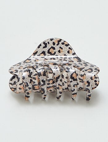 Mollette per capelli leopardate