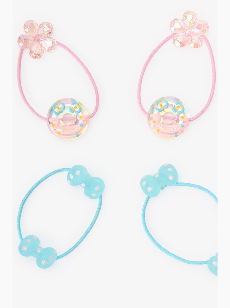 Mollette per capelli sugar da bambina penti Blu Rosa Bianco - Kiabi