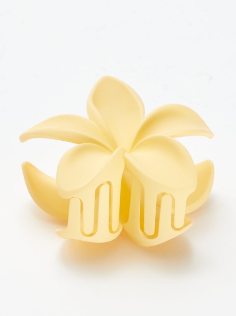 Mollettone per capelli a fiore GIALLO - Kiabi