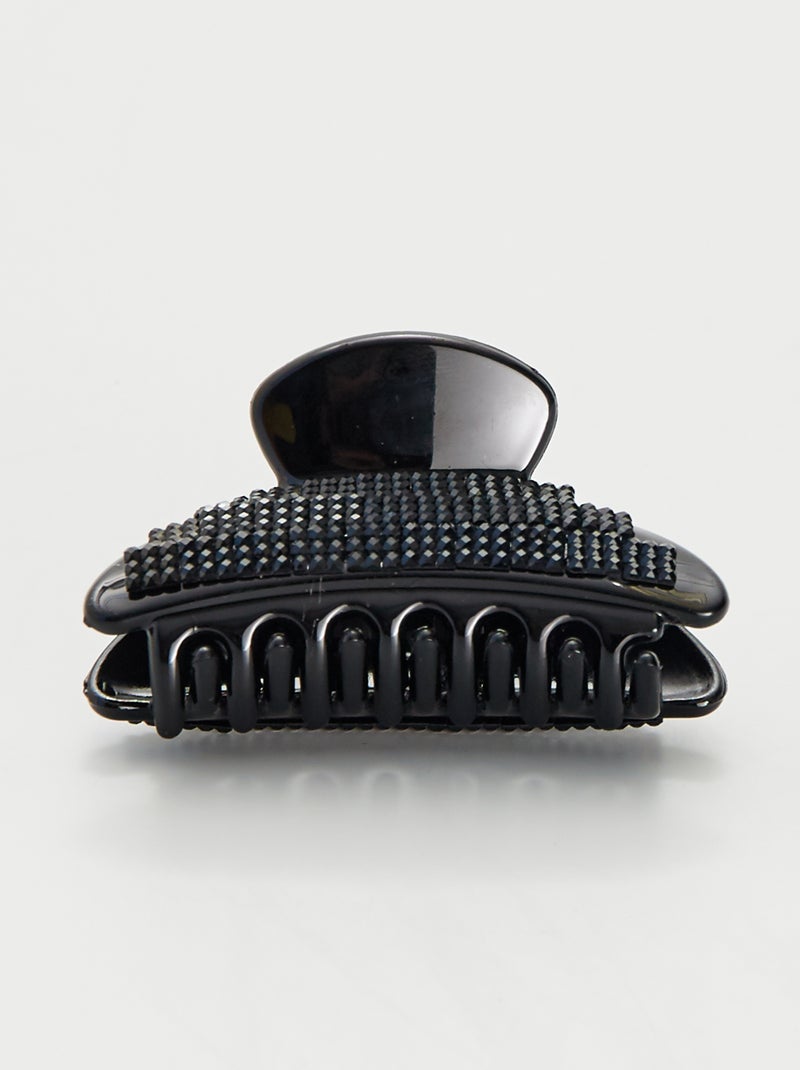 Mollettone per capelli con strass nero - Kiabi