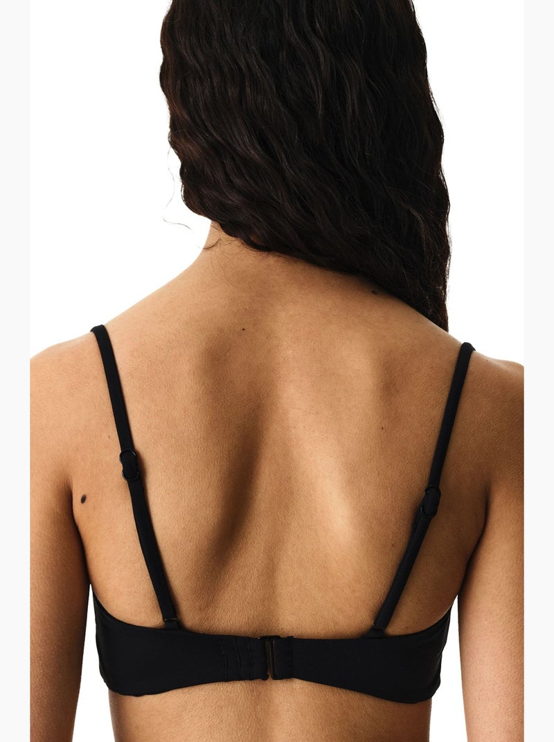 Mollie top bikini bandeau penti Nero - Kiabi