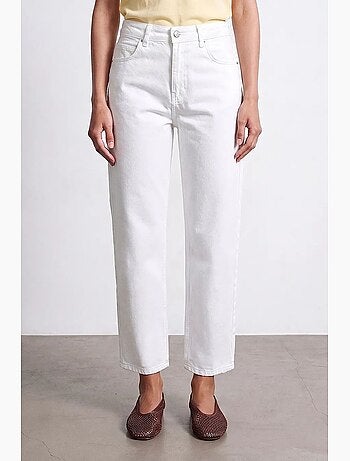 Mom jeans a vita alta a gamba ampia dilvin