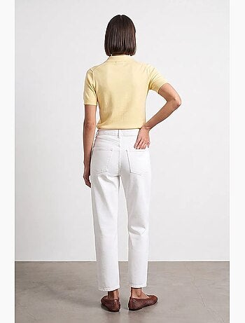 Mom jeans a vita alta a gamba ampia dilvin