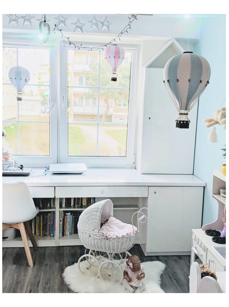 Mongolfiera decorativa - azzurro | SEVIRA KIDS Bianco Azzurro cielo - Kiabi