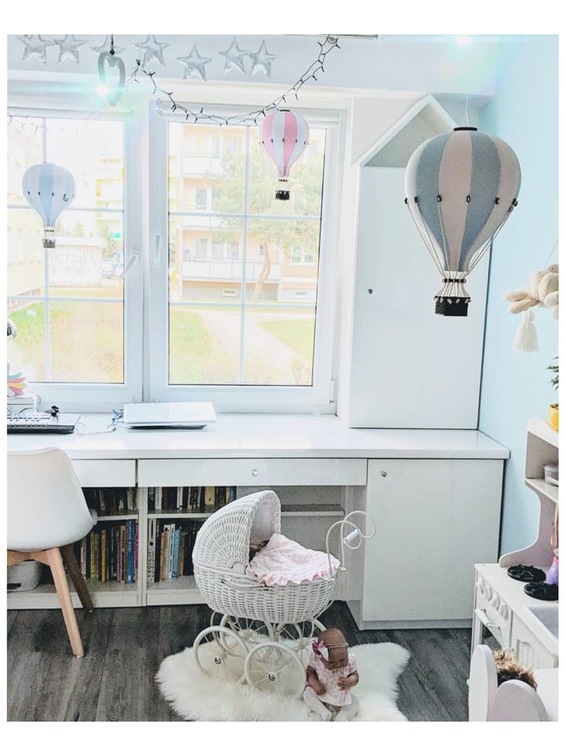 Mongolfiera decorativa - azzurro | SEVIRA KIDS Bianco Azzurro cielo - Kiabi