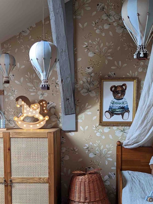 Mongolfiera decorativa, beige e blu | SEVIRA KIDS - Kiabi