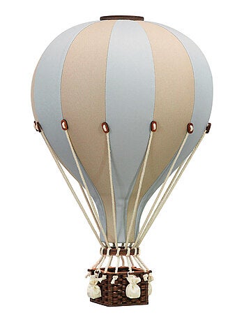 Mongolfiera decorativa, beige e blu | sevira kids | sevira kids