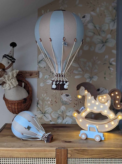 Mongolfiera decorativa, beige e blu | sevira kids | sevira kids - Kiabi Mongolfiera decorativa, beige e blu | sevira kids | sevira kids - Kiabi
