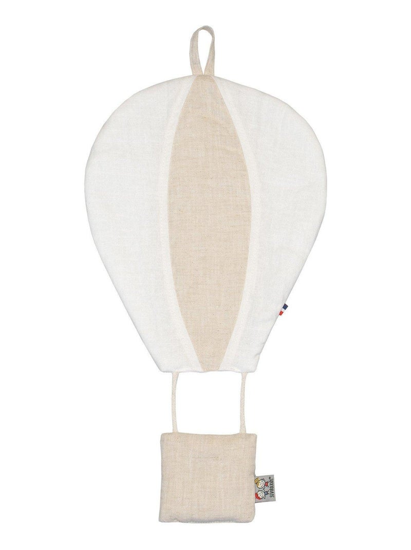 Mongolfiera murale decorativa in lino bicolore | sevira kids | sevira kids Beige - Kiabi