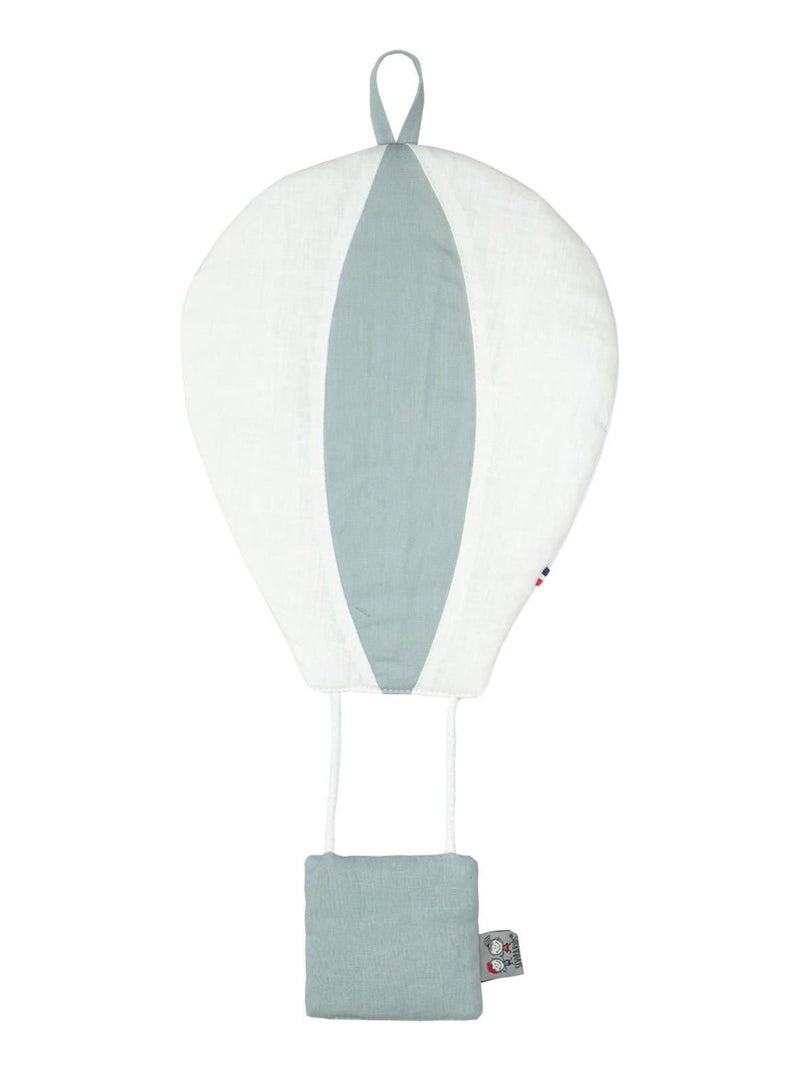 Mongolfiera murale decorativa in lino bicolore | sevira kids | sevira kids Verde - Kiabi
