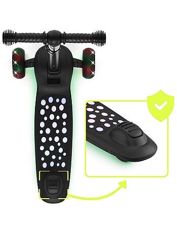 Monopattino 3 in 1 LUMI HyperMotion con luci LED e seduta regolabile – per bambini