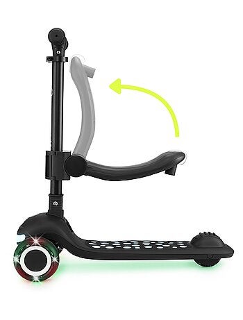 Monopattino 3 in 1 LUMI HyperMotion con luci LED e seduta regolabile – per bambini