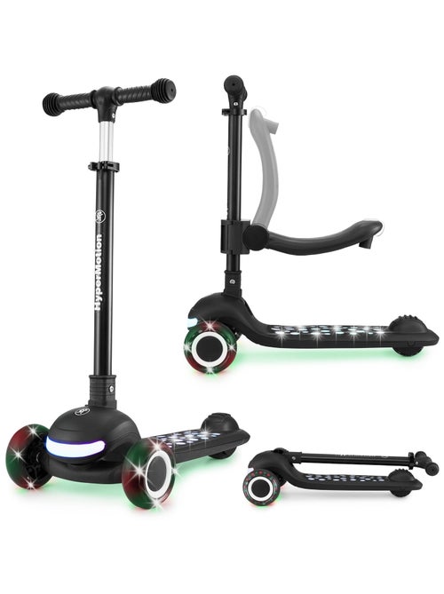 Monopattino 3 in 1 LUMI HyperMotion con luci LED e seduta regolabile – per bambini - Kiabi