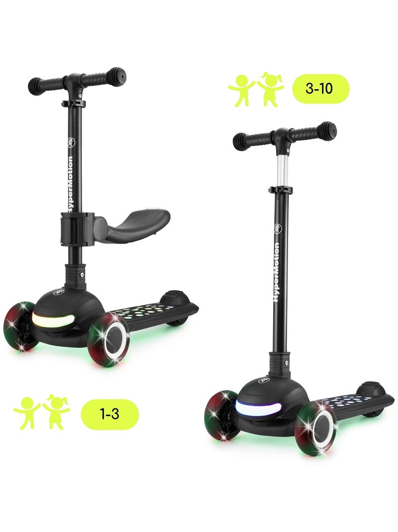 Monopattino 3 in 1 LUMI HyperMotion con luci LED e seduta regolabile – per bambini N/D - Kiabi