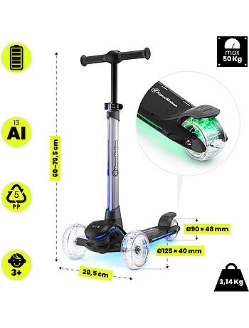 Monopattino 3 ruote HyperMotion BECKY LED