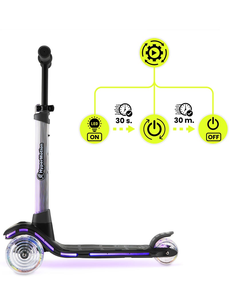 Monopattino 3 ruote HyperMotion BECKY LED Nero - Kiabi