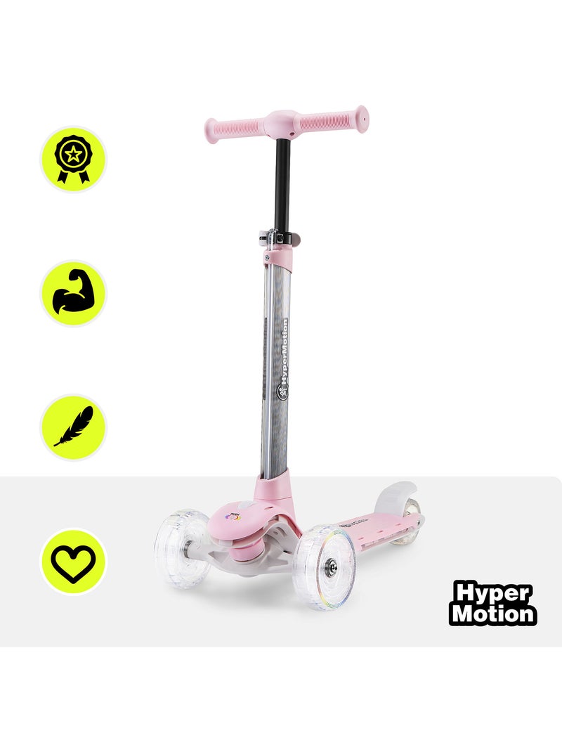 Monopattino 3 ruote HyperMotion BECKY LED Rosa - Kiabi