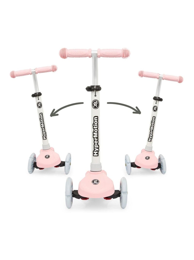 Monopattino 3 ruote LED rosa regolabile 50kg HyperMotion N/D - Kiabi