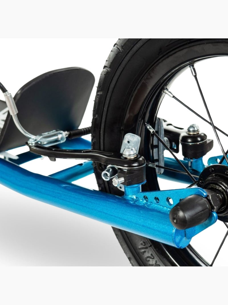 Monopattino Bambini HyperMotion RUBY 12.2 con Ruote Gonfiabili e Freni a Mano 12 Pollici Blu - Kiabi