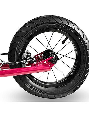 Monopattino bambini hypermotion ruby 12.2 con ruote gonfiabili e freni a mano