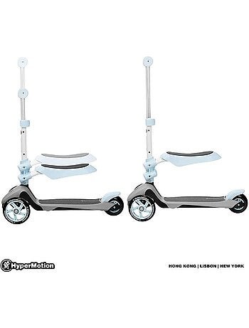 Monopattino bambino evolutivo 3 in 1 con seduta manubrio regolabile 2-6