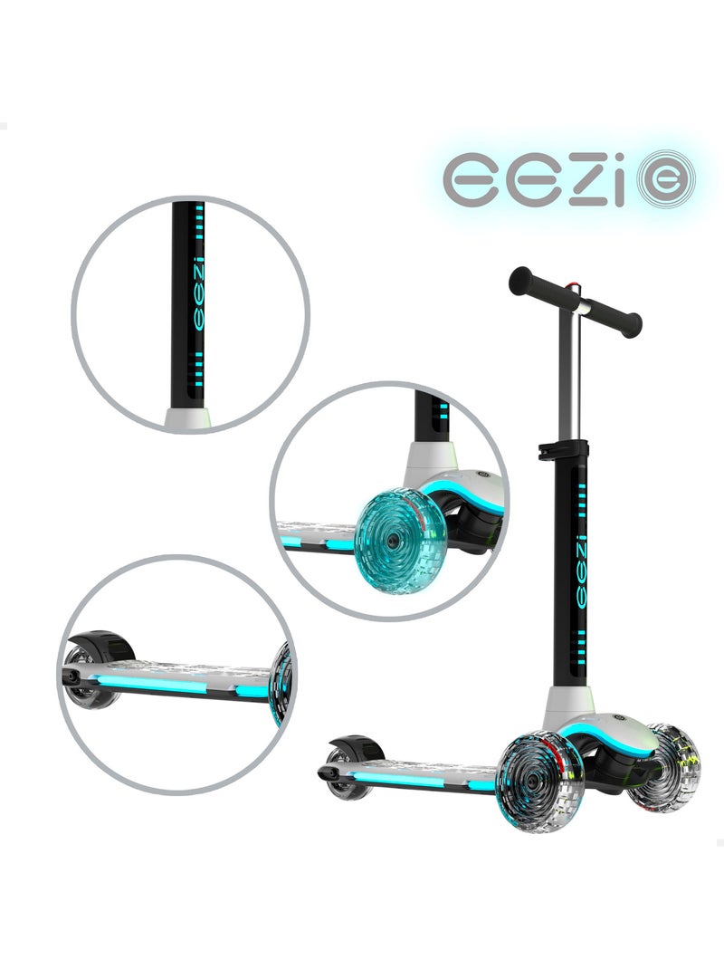 Monopattino bianco eezi a 3 ruote con luci multicolore personalizzabili N/D - Kiabi