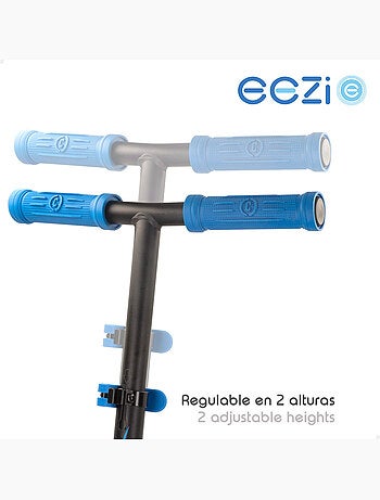 Monopattino eezi a 2 ruote con luci blu